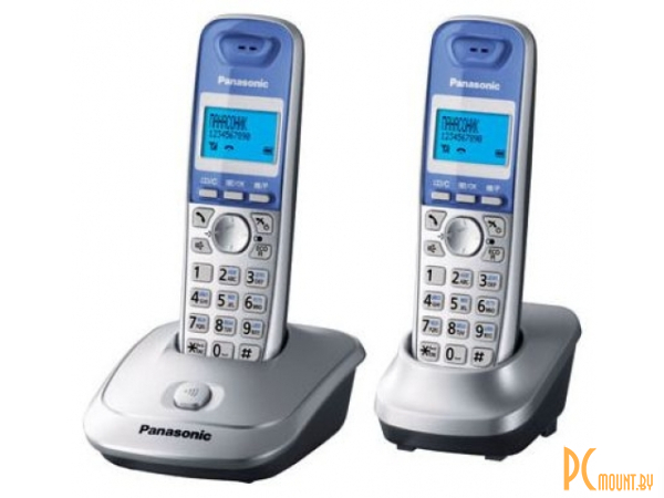 Радиотелефон Panasonic KX-TG2512RU1 Dect, цвет серый металлик / темно-серый металлик