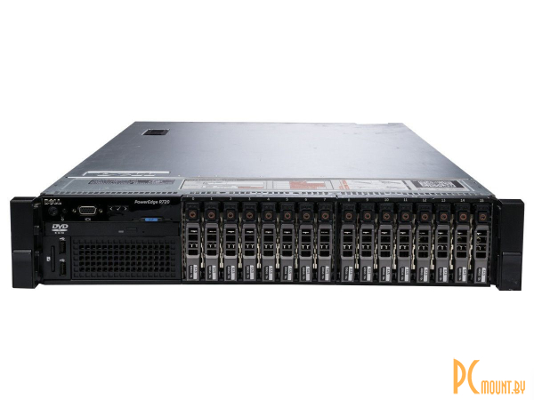 Сервер (б/у) Dell PowerEdge R720 CPU 2x Xeon E5-2670  2.6-3.0GHz (6 cores 12 threads)