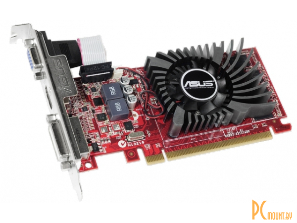 Видеокарта Asus R7240-2GD3-L, R7 240 2048 Мб GDDR3 1800 МГц, 128 бит, частота процессора 730 МГц, SPU 320, PCI-E 3.0, CrossFire X, DirectX 11.2, OpenGL 4.3, версия шейдеров 5.0, DVI+HDMI+DP, Retail PCI-E Radeon