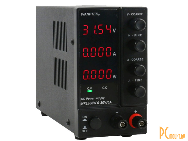 WANPTEK NPS306W Лабораторный блок питания 30V 6A, 3-разрядный дисплей