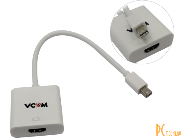 Переходник Mini DisplayPort (M) to HDMI (19F) VCOM VHD6055, 0.2м