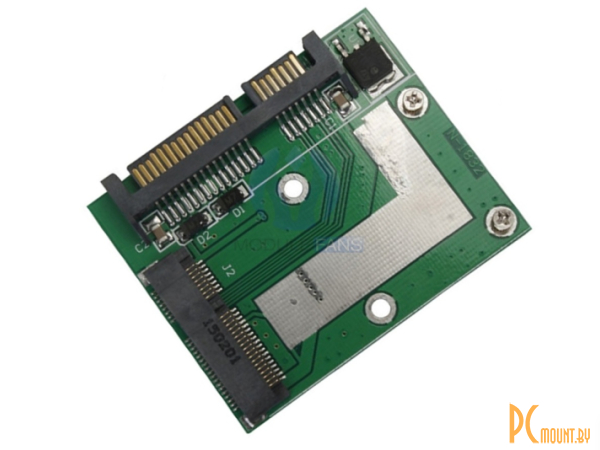 Конвертер для подключения mSATA SSD-диска к интерфейсу SATA 6.0Gb/s, OEM