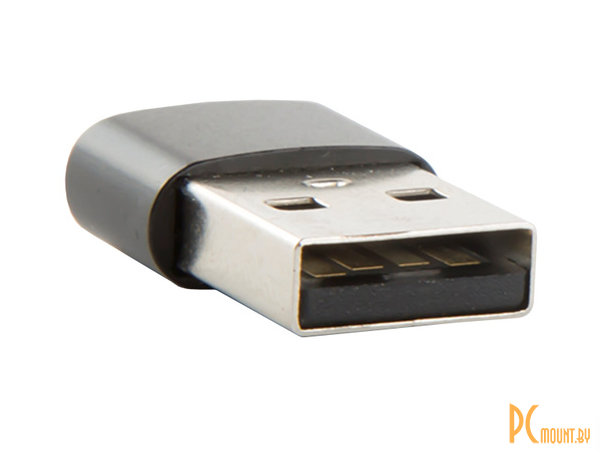 Переходник USB 2.0 Type-A/ USB 2.0 Type-C, Red Line УТ000014088 Black