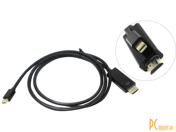 Кабель miniDisplayPort - HDMI, ExeGate EX-CC-mDPM-HDMI-1.8, 1,8м