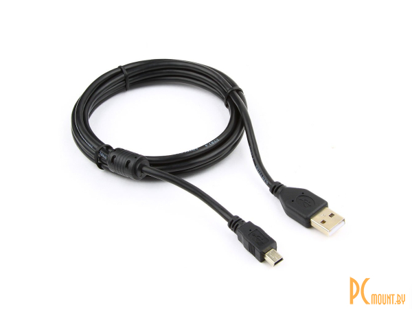 Cable USB 2.0 mini (CCF-USB2-AM5P-6) мини5p w/ferrite 1.8m