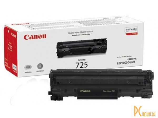 Картридж Canon 725 черный (3484B005)
