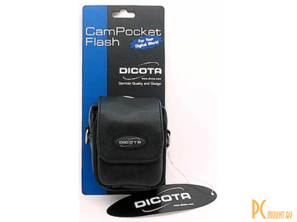 Сумка для фотокамеры Dicota D7988K CamPocket Flash, 110x80x60, black