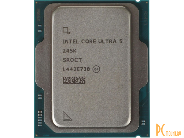 фото процессор Socket-1851 Core Ultra 5 245K 14C/14T (6P 4.2/5.2GHz + 8E 3.6/4.6GHz) 24MB 159W Intel Graphics (4 ядра Xe) (oem) Intel процессор Socket-1851 Core Ultra 5 245K 14C/14T (6P 4.2/5.2GHz + 8E 3.6/4.6GHz) 24MB 159W Intel Graphics (4 ядра Xe) (oem) Intel