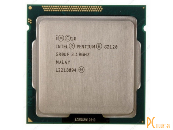 Процессор Intel Pentium G2120 (3.1 ГГц 5.0 GT/s Integrated Graphics 650 МГц L3 3072 Кб 64bit 2 ядра AMD64/EM64T/SSE2/3/4 Intel® VT NX Bit 65 Вт 22 нм) (oem) Soc-1155