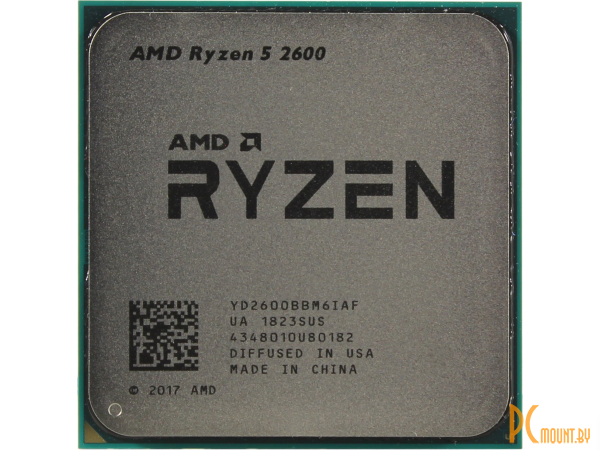 Процессор AMD Ryzen 5 2600 MPK (cooler BOX в комплекте) Soc-AM4