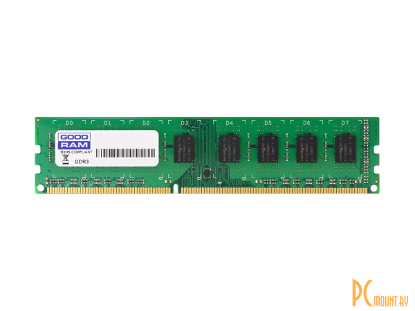 Память оперативная DDR3L, 4GB, PC12800(1600MHz), GoodRam GR1600D3V64L11S/4G