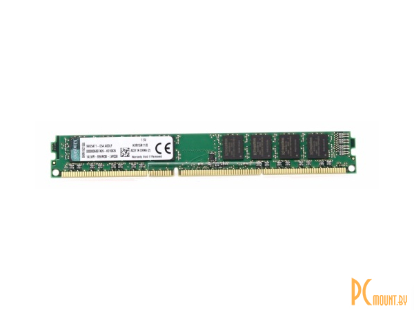 Память оперативная DDR3, 8GB, PC12800 (1600MHz), Kingston  KVR16N11/8