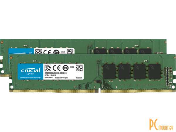 Память оперативная DDR4, 64GB, PC21300 (2666MHz), Crucial CT2K32G4DFD8266