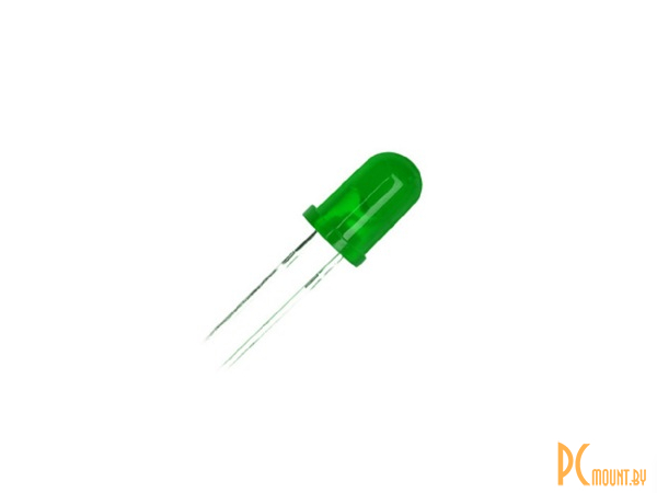 Светодиод выводной зеленый / LED Diode GREEN 5mm