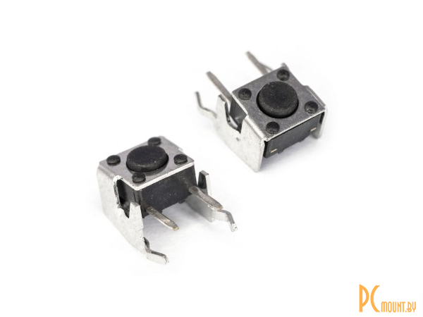 Кнопка тактовая угловая, Tact Push Button Switch 6mm x 6mm x 5mm, 2 pin, 12V DC фото Кнопка тактовая угловая, Tact Push Button Switch 6mm x 6mm x 5mm, 2 pin, 12V DC