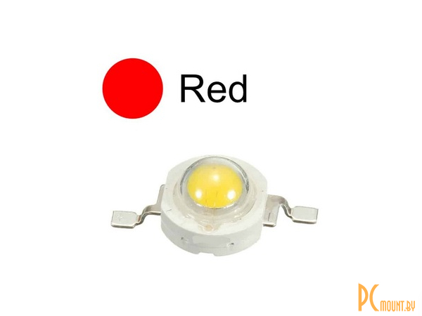 Светодиод, LED RED color 1W EPISTAR EP1W42/620R