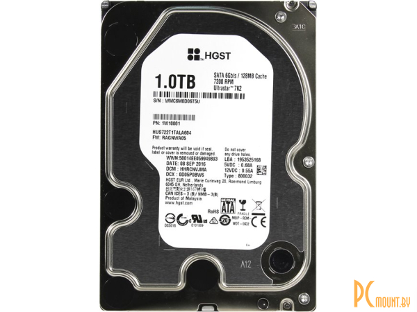 Жесткий диск 1TB Hitachi HUS722T1TALA604 (WD HA210 1W10001) SATA-III
