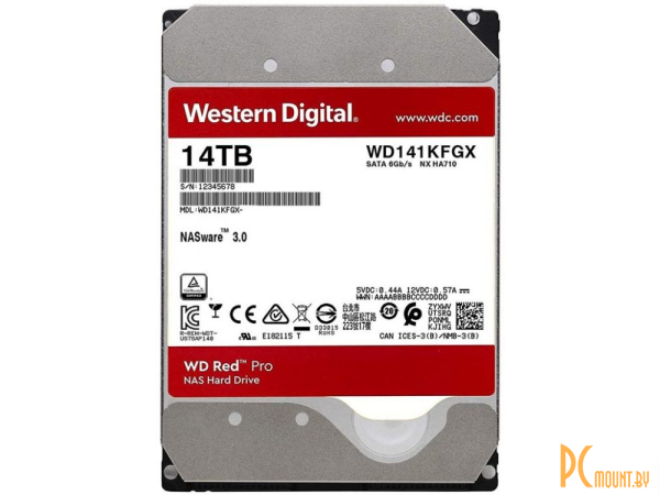 Жесткий диск 14TB WD WD141KFGX SATA-III