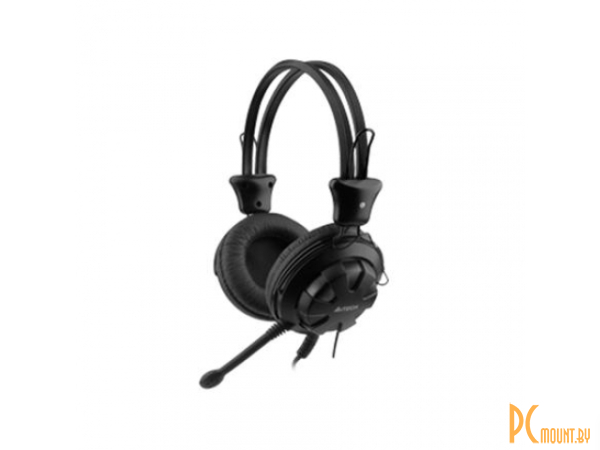 Наушники A4-Tech HS-28-1 Stereo Headset, Black