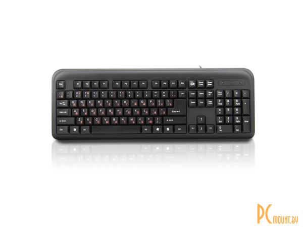 Клавиатура Powerex K-0330, black, USB фото Клавиатура Powerex K-0330, black, USB