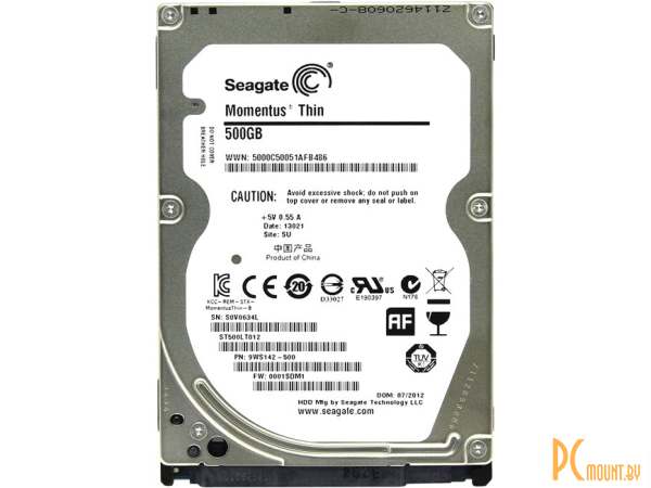 Жесткий диск 500Gb  Seagate ST500LT012 SATA-II