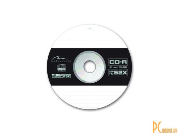 CD-R 700MB/ 80min, 52x, MediaStore 10шт. Bulk (в пленке)