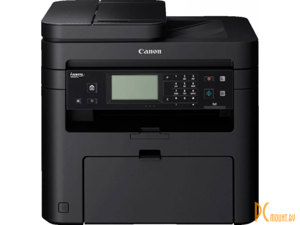 Принтер Canon I-SENSYS MF237w (1418C030)  МФУ, лазерный, черно-белый, формат A4 (210x297 мм), скорость ч/б печати 23 стр/мин, разрешение 600 dpi, факс, LAN, Wi-Fi, AirPrint