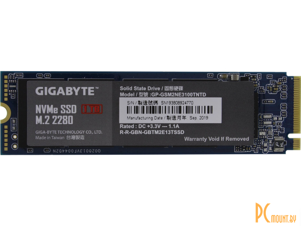 SSD 1TB Gigabyte GP-GSM2NE3100TNTD M.2 2280