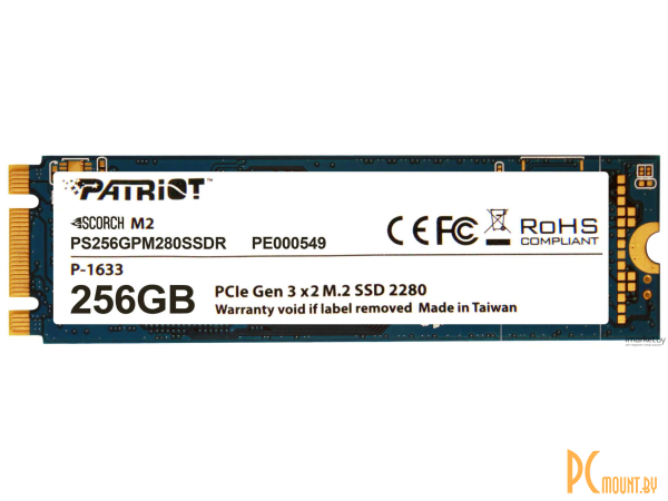 SSD 256GB PCI-E Patriot PS256GPM280SSDR M.2 2280