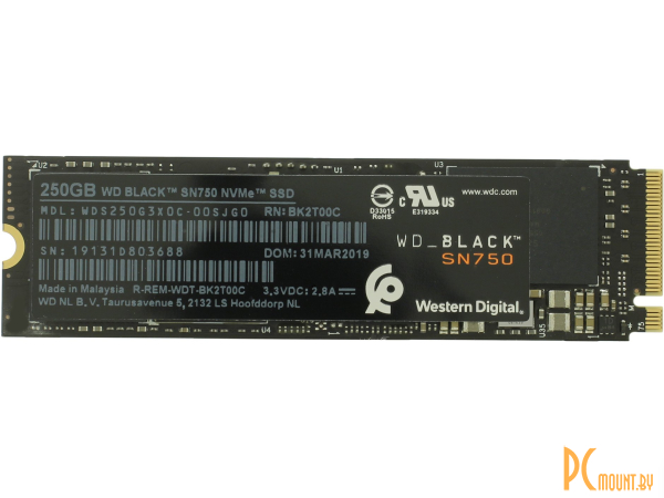 SSD 250GB WD WDS250G3X0C M.2 2280