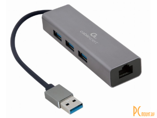 Разветвитель USB Gembird / Cablexpert A-AMU3-LAN-01