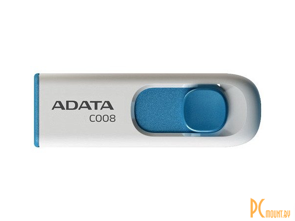 USB память 64GB, A-Data Classic C008 White-Blue (AC008-64G-RWE)