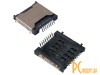 Держатели SIM и карт памяти: двойной держатель mini SD карты RUICHI 8 pin, 3.3 H; mini SIMx2 8pin 3.3H 112792