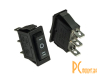 KCD3-103-C6-B/3P on-off-on Переключатель клавишный черный без подсветки, AC250В 3А