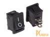 MRS-101(A) on-off Переключатель клавишный с фиксацией, черный, AC250В, 3А
