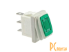 SB008 IP65 on-on 13x19.2mm Переключатель клавишный зеленый
