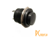 CX-R13-507 off-(on) Переключатель кнопочный без фиксации, черный, 250VAC 3A