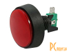 GMSI-1B-C no(nc)+nc(no) red Кнопка для игровых автоматов без фиксации, красная