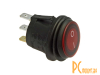 SB040 RED IP65 on-off ф20.2mm Переключатель клавишный красный с подсветкой