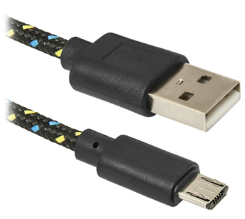 USB A/B/Micro/Mini/Type-C: Defender USB2.0 AM - MicroBM 1m USB08-03T 87474