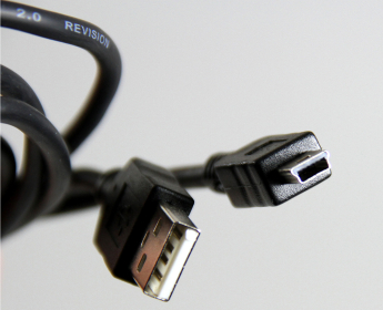 USB A/B/Micro/Mini/Type-C: Telecom USB 2.0 to MiniUSB 5P 1.8m Black TC6911BK-1.8M