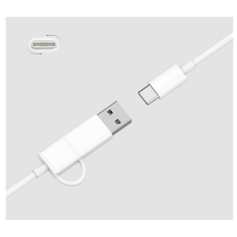 USB A/B/Micro/Mini/Type-C: Xiaomi ZMI  2in1 USB - Type-C - Type-C 1.0m White AL311