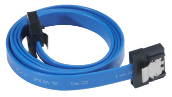 PCI-E (Riser) / SATA / eSATA / IDE / MOLEX: кабель Akasa Super Slim SATA III 6Gb/s 50cm Blue AK-CBSA05-50BL