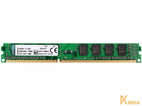 DDR3, 8Gb, PC12800 (1600MHz), Kingston KVR16LN11/8