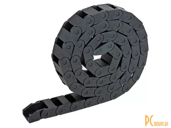 Гибкий кабель канал 10x20, R18, 1м, открытый тип, не открывается