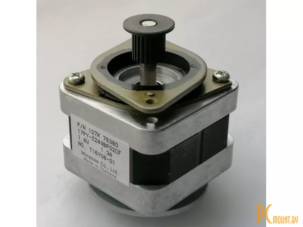 фото Шаговый двигатель NEMA17 Minebea 17PY-Z249BP02CF, угол шага 1.8°, 29.5мм, двусторонний вал Ф5мм Шаговый двигатель NEMA17 Minebea 17PY-Z249BP02CF, угол шага 1.8°, 29.5мм, двусторонний вал Ф5мм
