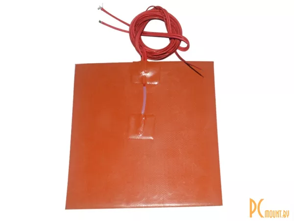 Силиконовый нагреватель стола 3D принтера 220x220mm  220V 250W red