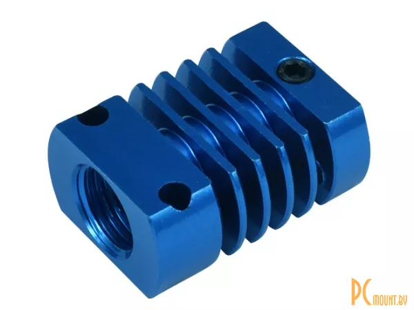 Радиатор экструдера MK10/E3D V6, алюминий, синий