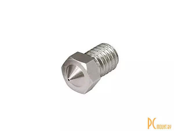 фото Сопло E3D V5, V6 0.4 / 3mm, резьба M6, нержавеющая сталь Сопло E3D V5, V6 0.4 / 3mm, резьба M6, нержавеющая сталь