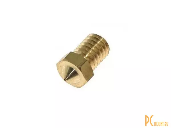 фото Сопло E3D V5, V6 0.35/3mm, резьба М6, латунь Сопло E3D V5, V6 0.35/3mm, резьба М6, латунь